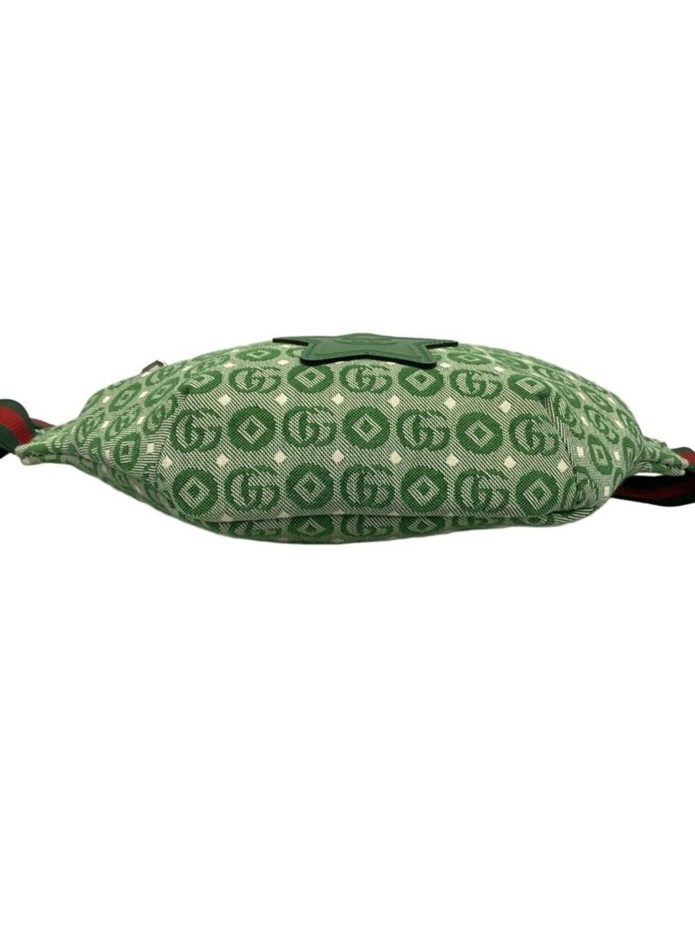 Gucci Waist Pouch Interlocking Children's Belt Bag Green Ivory Collection - Picture 5 of 10